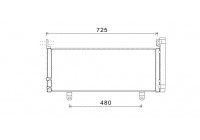AIR CONDITIONING CONDENSER 53005595 International Radiators