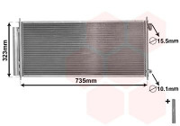 Air conditioning condenser JAZZ 12i/13i MT/AT 04- 25005222 International Radiators Plus