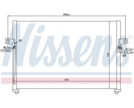 Capacitor, air conditioning 94038 Nissens, Image 3