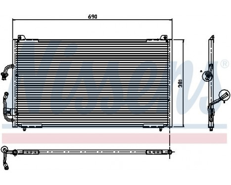 Capacitor, air conditioning 94224 Nissens, Image 3