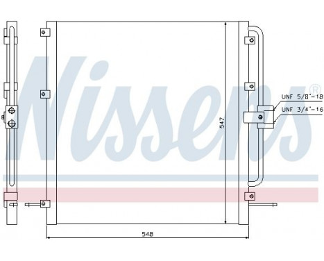 Capacitor, air conditioning 94257 Nissens, Image 5