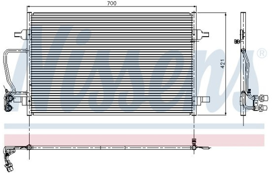 Capacitor, air conditioning 94345 Nissens, Image 3