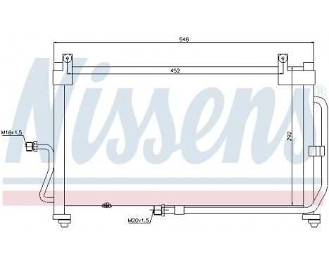 Capacitor, air conditioning 94411 Nissens, Image 3