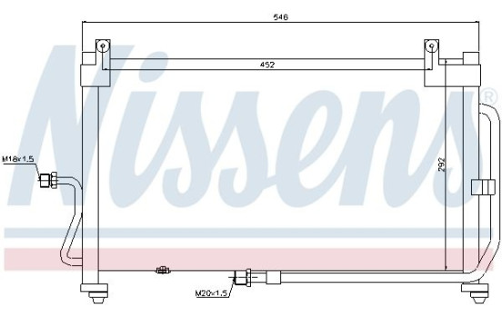 Capacitor, air conditioning 94411 Nissens, Image 3