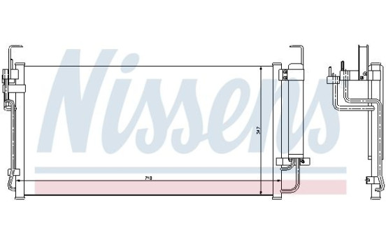 Capacitor, air conditioning 94449 Nissens, Image 6