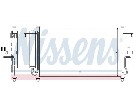 Capacitor, air conditioning 94453 Nissens, Image 6