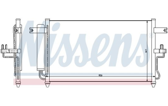 Capacitor, air conditioning 94453 Nissens, Image 6