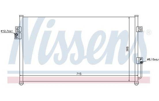 Capacitor, air conditioning 94634 Nissens, Image 6