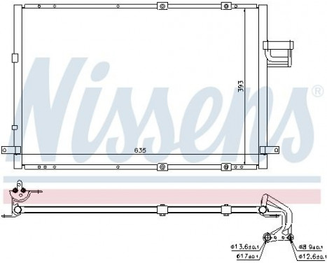 Capacitor, air conditioning 94637 Nissens, Image 6