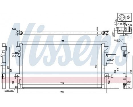 Capacitor, air conditioning 94680 Nissens, Image 3