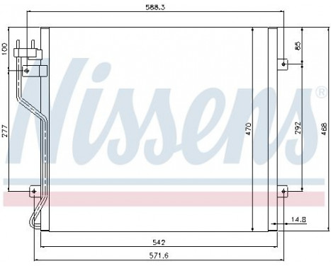Capacitor, air conditioning 94773 Nissens, Image 5