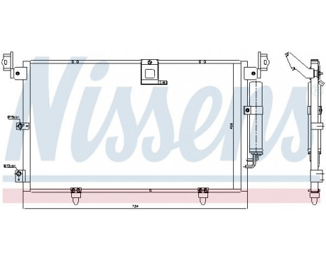 Capacitor, air conditioning 94789 Nissens, Image 6