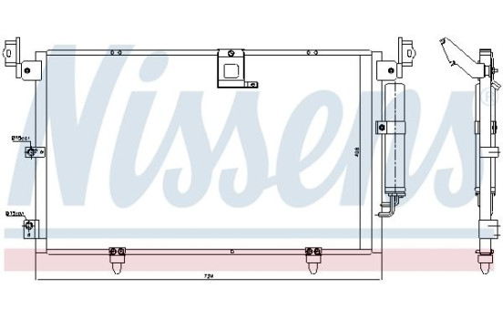 Capacitor, air conditioning 94789 Nissens, Image 6