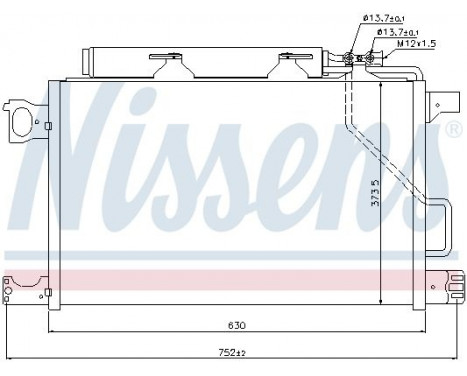 Capacitor, air conditioning 94794 Nissens
