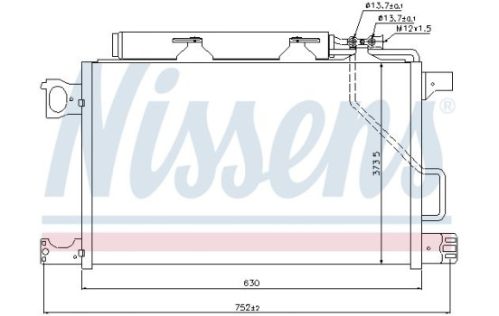 Capacitor, air conditioning 94794 Nissens