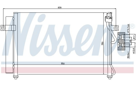 Capacitor, air conditioning 94815 Nissens, Image 6