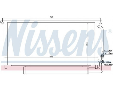 Capacitor, air conditioning 94840 Nissens, Image 6