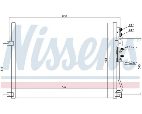 Capacitor, air conditioning 94931 Nissens, Image 2