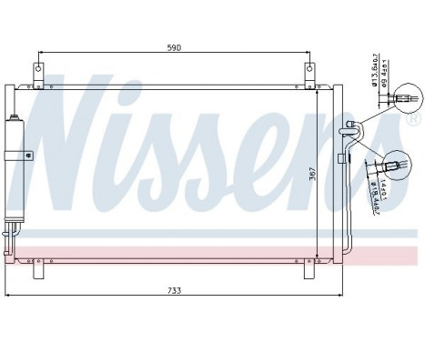 Capacitor, air conditioning 94935 Nissens, Image 5
