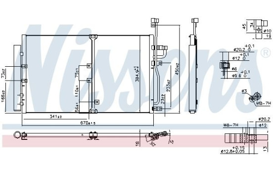 Capacitor, air conditioning 94977 Nissens, Image 2