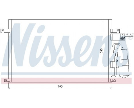 Capacitor, air conditioning 94978 Nissens, Image 6
