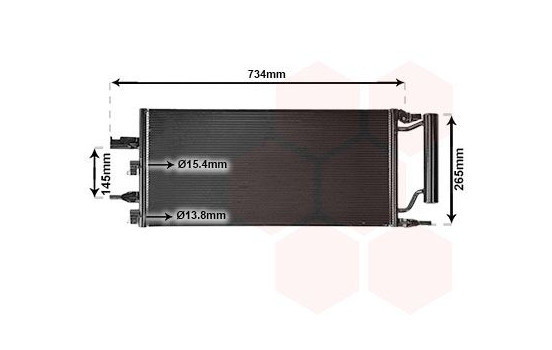 Condenser, air conditioner 06005607 International Radiators