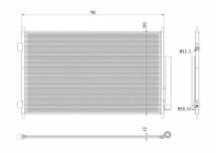 Condenser, air conditioner 350426 NRF