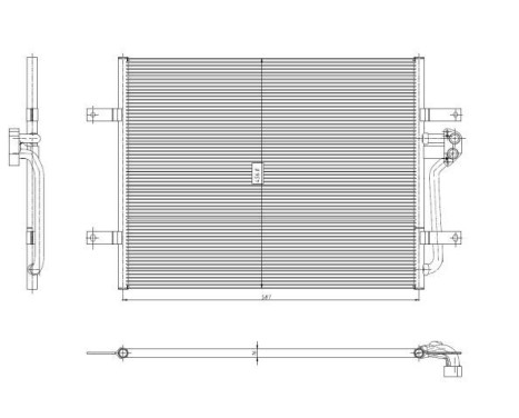 Condenser, air conditioner 350444 NRF, Image 2