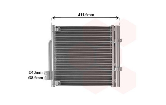 Condenser, air conditioner 69015701 International Radiators