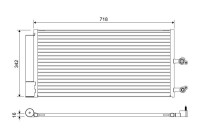Condenser, air conditioner 822644 Valeo