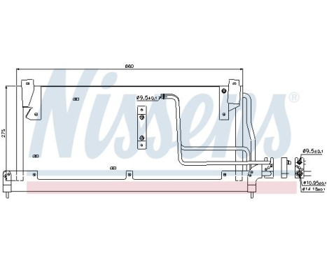 Condenser, air conditioner 94228 Nissens, Image 9