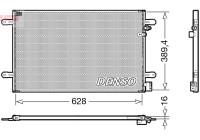 Condenser, air conditioner DCN02037 Denso