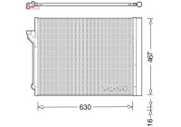 Condenser, air conditioner DCN05029 Denso