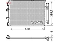 Condenser, air conditioner DCN10043 Denso