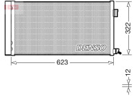 Condenser, air conditioner DCN11010 Denso