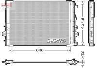 Condenser, air conditioner DCN17059 Denso