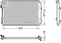 Condenser, air conditioner DCN41022 Denso