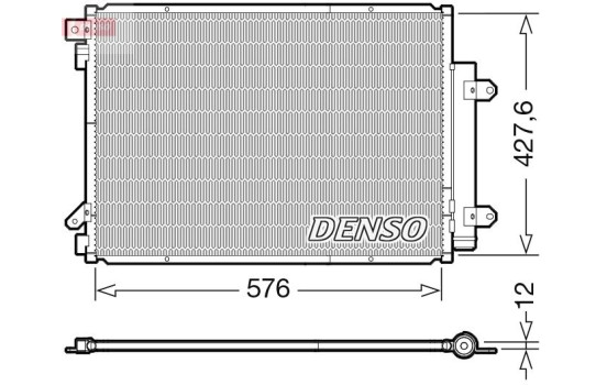 Condenser, air conditioner DCN47008 Denso