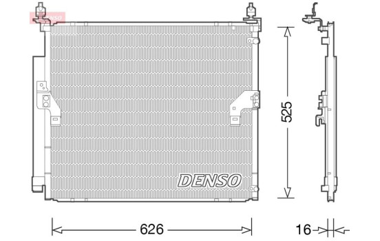 Condenser, air conditioner DCN50034 Denso