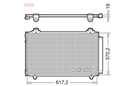 Condenser, air conditioner DCN50112 Denso