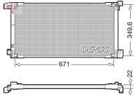 Condenser, air conditioner DCN50114 Denso