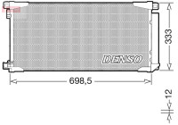 Condenser, air conditioner DCN50115 Denso