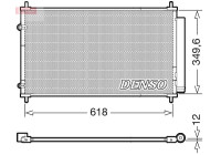 Condenser, air conditioner DCN50117 Denso