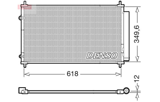 Condenser, air conditioner DCN50117 Denso