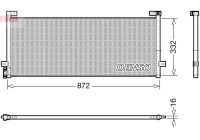 Condenser, air conditioner DCN99072 Denso