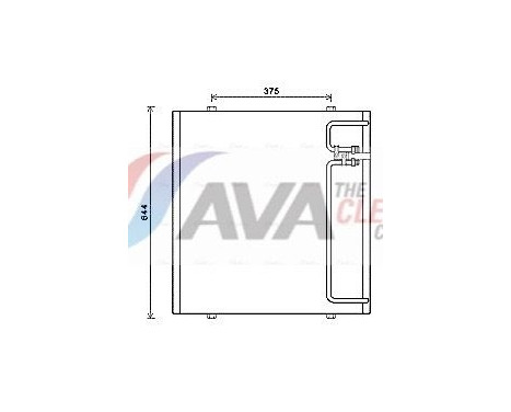 Condenser, air conditioner FE5011 Ava Quality Cooling