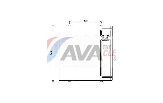 Condenser, air conditioner FE5011 Ava Quality Cooling