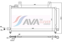 Condenser, air conditioner FT5490D Ava Quality Cooling