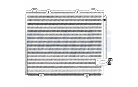 Condenser, air conditioner TSP0225194 Delphi