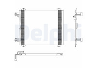 Condenser, air conditioner TSP0225407 Delphi